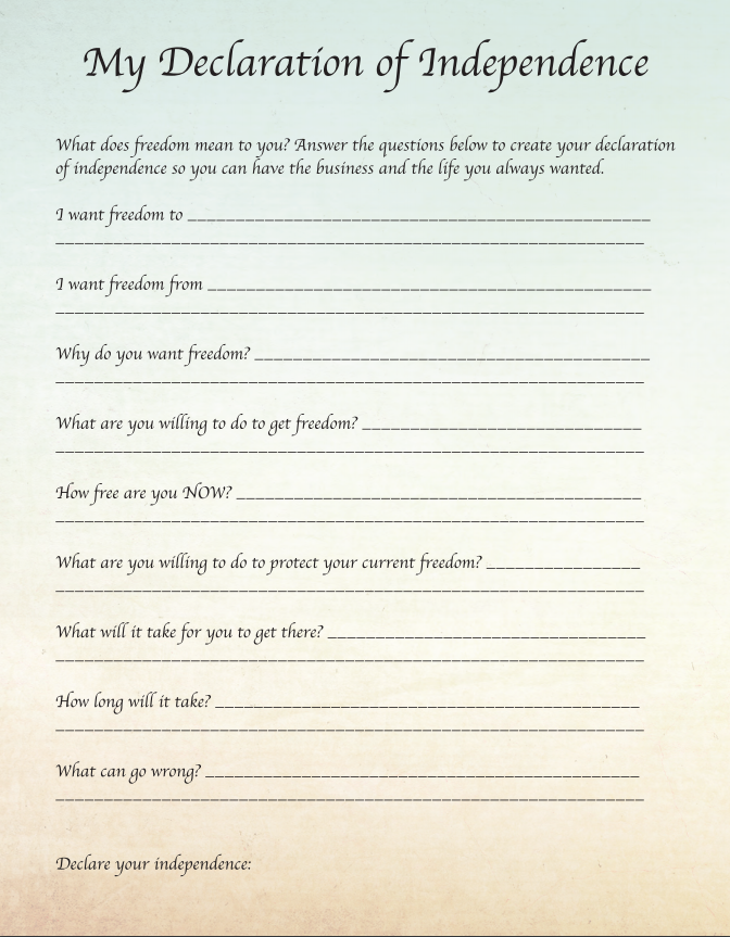 Declaration